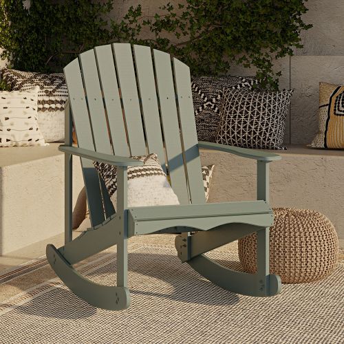 Yellow rocking sales chair outdoor