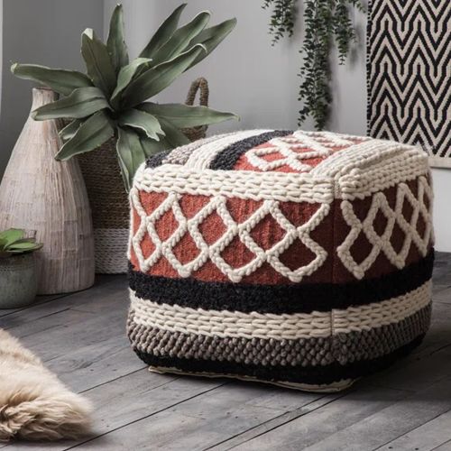 Boho pouf seat deals
