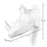Origami Rhino head - Resin image 7