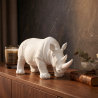 Decorative Figure Rhino - Matte White - Rhyn image 7
