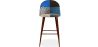 Patchwork Upholstered Stool - Scandinavian Style - Pixi image 7