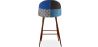 Patchwork Upholstered Stool - Scandinavian Style - Pixi image 7