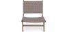 Armchair - Boho Bali Design Armchair - Wood and Leather - Recia image 7