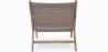 Armchair - Boho Bali Design Armchair - Wood and Leather - Recia image 7
