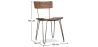 Pack of 2 Wooden Dining Chairs - Industrial Design - Hairpin image 7