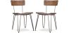 Pack of 2 Wooden Dining Chairs - Industrial Design - Hairpin image 7