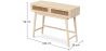 Desk - Console Hallway - Boho Bali Wood - Yanpai image 7