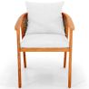 Outdoor Teak Wood Chair with Cushions - Bamas image 7