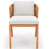 Outdoor Teak Dining Chair with Cushions - Esther image 7