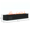 Decorative Electric Fireplace with Water Vapor Flame - 80CM image 7