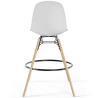 Bar Stool - Scandinavian Design - Wooden Legs - Pack of 2 - Skögur image 7