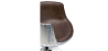 Lounge Chair - Design Chair - Leatherette and Metal - Cognac image 7