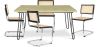 Pack Industrial Design Dining Table 120cm & 4 Rattan Dining Chairs - Bruna image 9